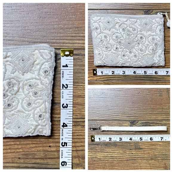 Marshall Fields INDEED Beaded Coin Purse / Wristlet - Picture 6 of 7